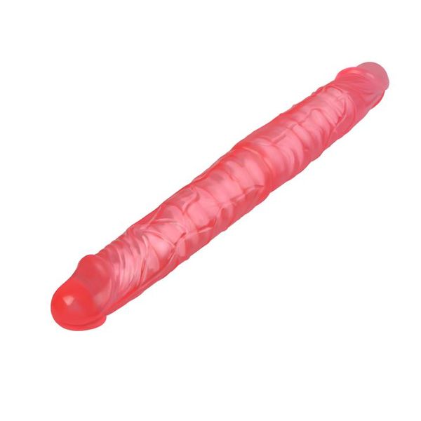 Dwustronne dildo Baile Double Dong, 36 cm (czerwony) 9043 zdjęcie