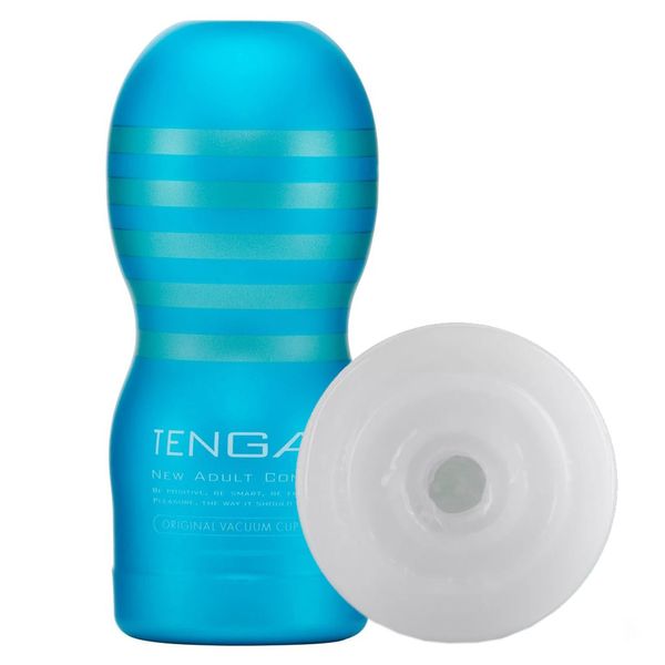 Masturbator Tenga Deep Throat Cup Cool Edition, 18 cm (przezroczysty) 18551 zdjęcie