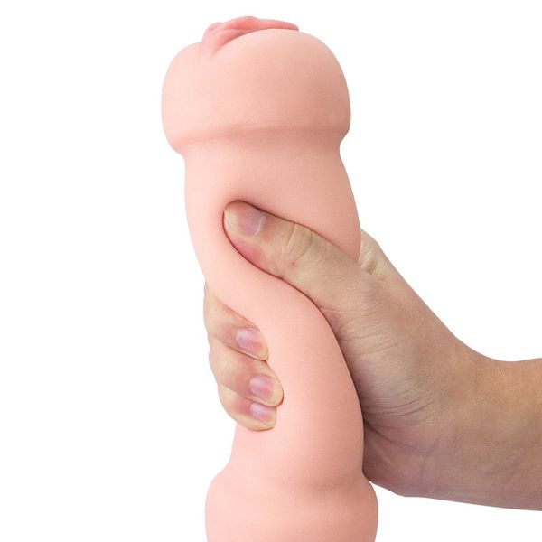 Masturbator dwustronny LoveToy Traning Master Double Side Stroker, 22 cm (w kolorze cielistym) 21955 zdjęcie