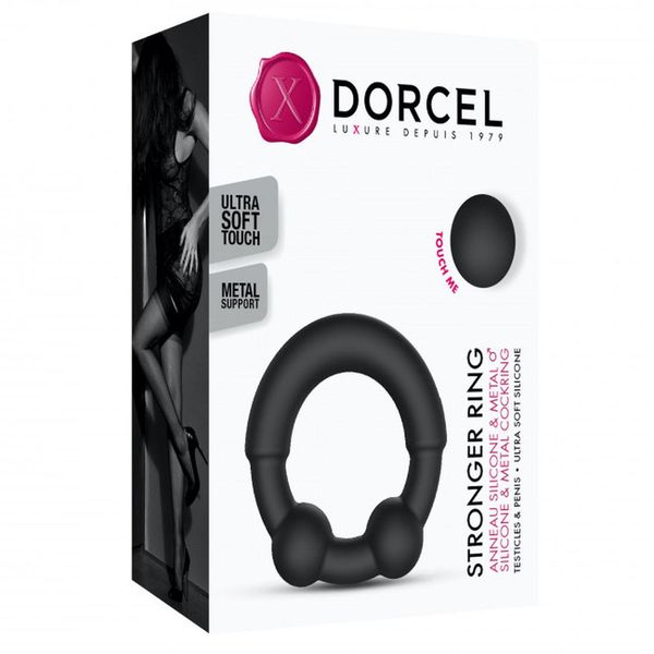 Ерекційне кільце Dorcel Stronger Ring, 3.5 см (чорний) 12830 фото