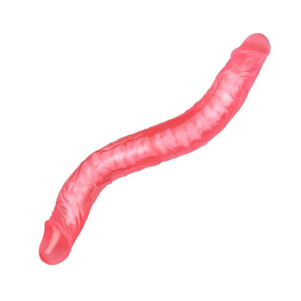 Dwustronne dildo Baile Double Dong, 36 cm (czerwony) 9043 zdjęcie