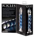 Szklane dildo Icicles №05, 17,8 cm (niebieski) 4094 zdjęcie 4