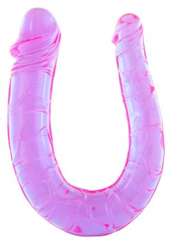 Dwustronne dildo win Head Jelly Penic Dong, 30 cm (fioletowy) 4002 zdjęcie