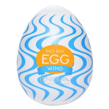 Мастурбатор яйце Tenga Egg Wonder Wind (блакитний) 18535 фото