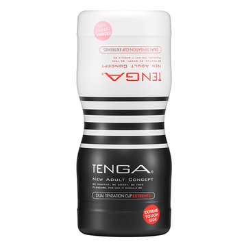 Masturbator Tenga Dual Sensation Cup Extremes, 15,5 cm (przezroczysty) 18567 zdjęcie