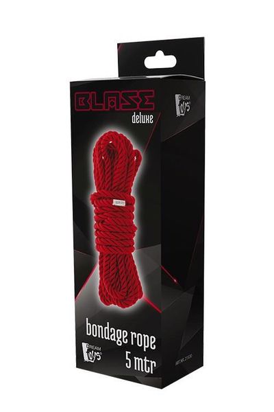 Lina Blaze Deluxe Bondage Rope, 5m (czerwony) 7614 zdjęcie