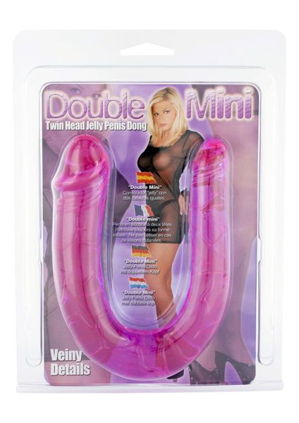 Dwustronne dildo win Head Jelly Penic Dong, 30 cm (fioletowy) 4002 zdjęcie