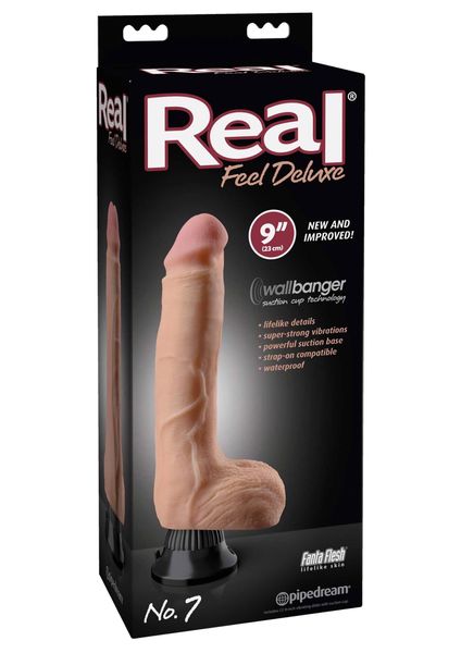 Wibrator Pipedream Real Feel Deluxe, 27 cm (w kolorze cielistym) 4204 zdjęcie