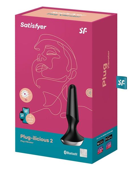 Korek analny Satisfyer Plug-ilicious 2, 14 cm (czarny) 11491 zdjęcie