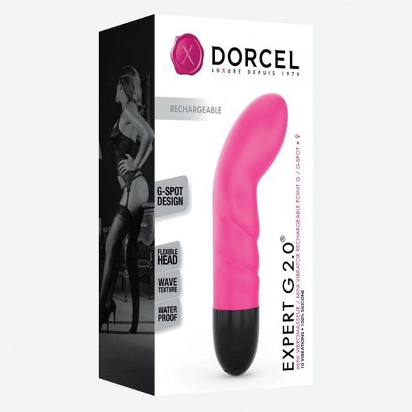 Вибратор для точки G Dorcel Expert G 2.0, 15 см (розовый) 12866 фото