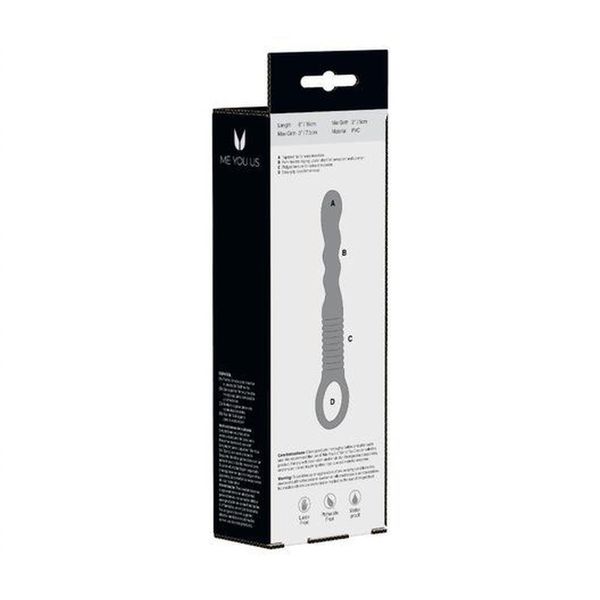 Dildo analne Ridged Anal Teaser Kinx, 19,5 cm (niebieski) 4744 zdjęcie