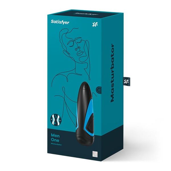 Мастурбатор Satisfyer Men One, 25 см (чорний) 9382 фото