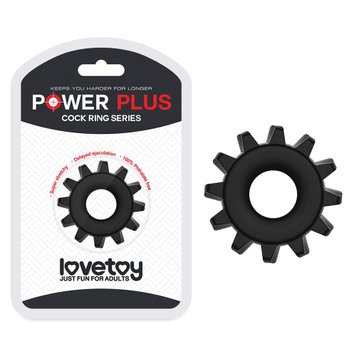 Pierścień erekcyjny Power Plus Cock Ring Series, 4,5 cm (czarny) 14442 zdjęcie