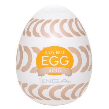 Мастурбатор яйце Tenga Egg Wonder Ring (бежевий) 18544 фото