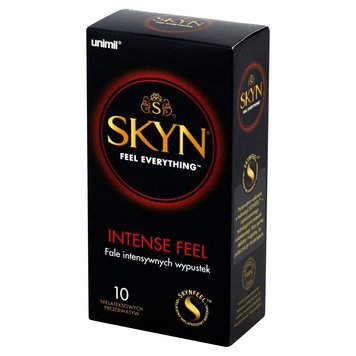 Презервативы безлатексные Unimil Skyn Intense Feel ребристые, 10 шт 13229 фото