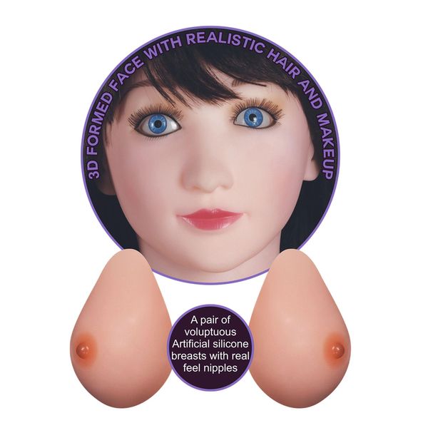 Секс-лялька LoveToy Silicone Boobie Super Love Doll, 152 см (тілесний) 14597 фото