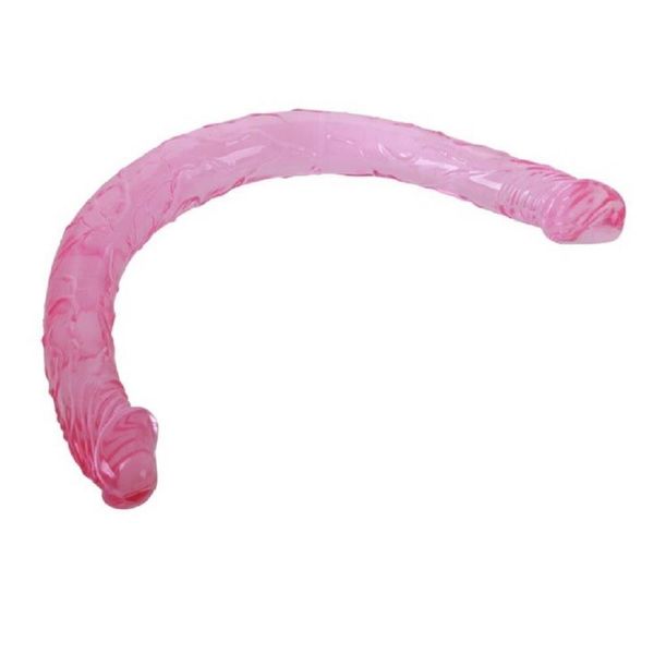 Podwójne dildo LyBaile Double Dong, 44 cm (różowy) 9009 zdjęcie