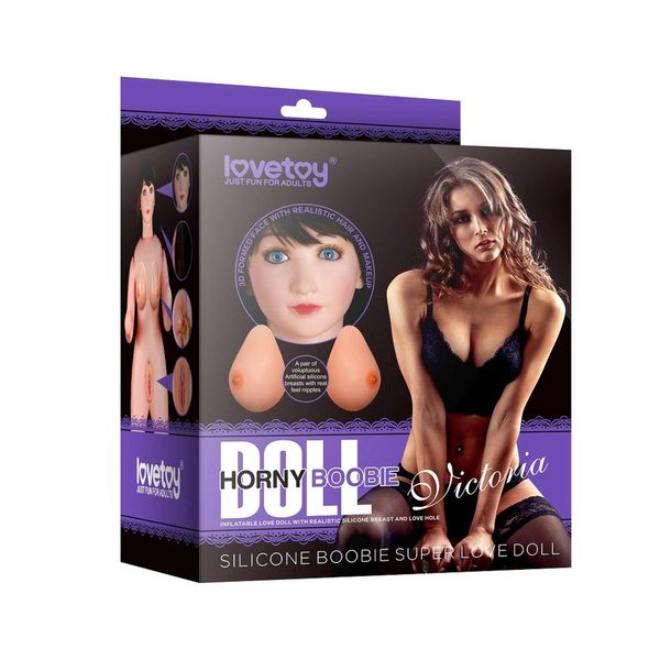 Секс-лялька LoveToy Silicone Boobie Super Love Doll, 152 см (тілесний) 14597 фото